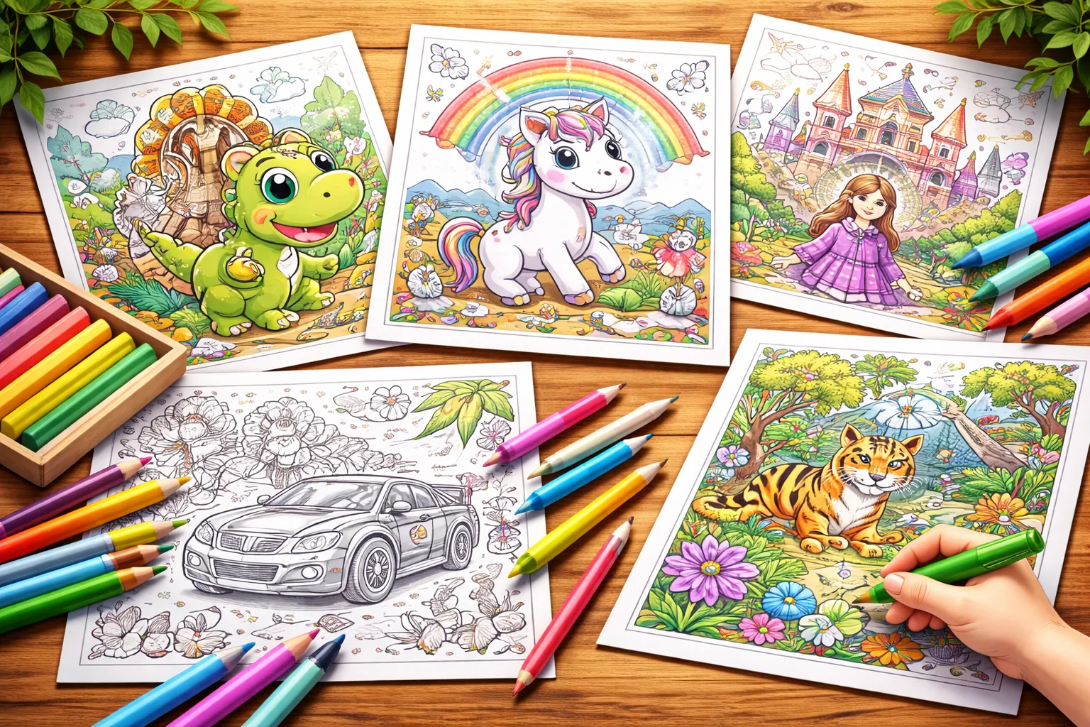 Nyomtatható színezők gyerekeknek korosztály szerint