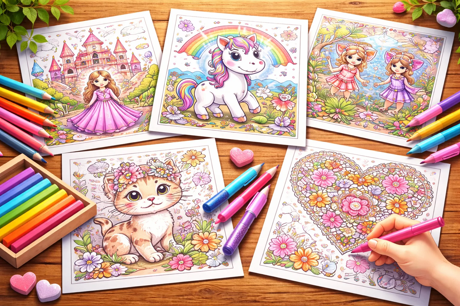 Nyomtatható színezők lányoknak