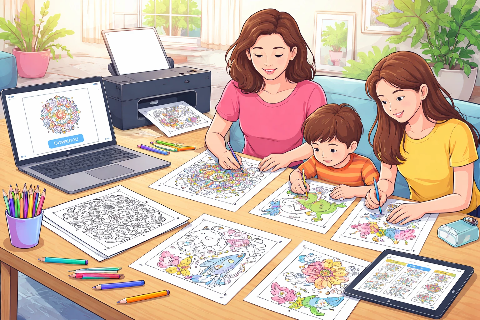 Mi az a nyomtatható színező és hogyan működik