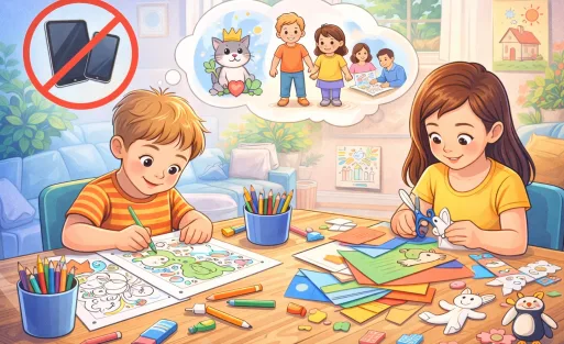 10 kreatív elfoglaltság gyerekeknek képernyő nélkül