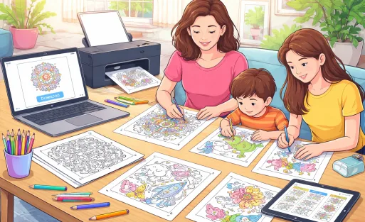 Mi az a nyomtatható színező és hogyan működik